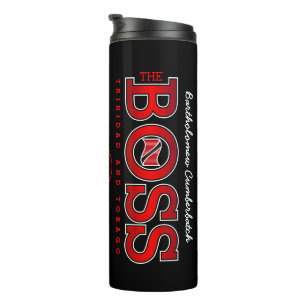 Der Boss Trinidad und Tobago Thermosbecher