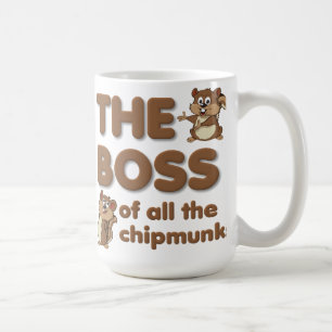 Der Boss Von All Den Streifenhörnchen Lustiger Bec Tasse