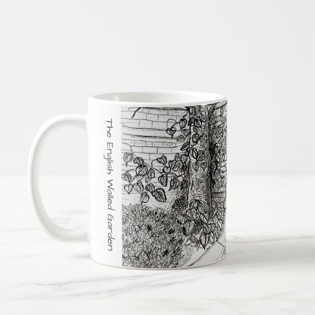 Der Botanische Garten von Chicago Walled Garden Kaffeetasse (Links)