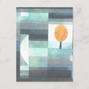 Der Botschafter des Herbstes von Paul Klee Postkarte