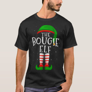 Der Bougie-Elf Lustige passende Familengruppen Wei T-Shirt