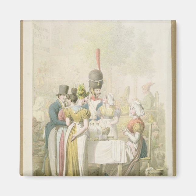 Der Boulevard du Temple von Tableau de Magnet (Vorne)