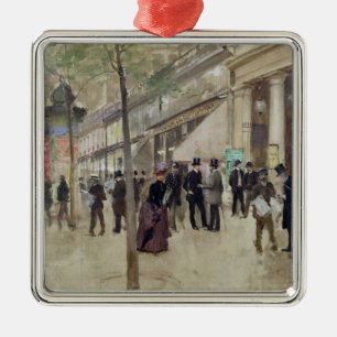 Der Boulevard Montmartre Ornament Aus Metall