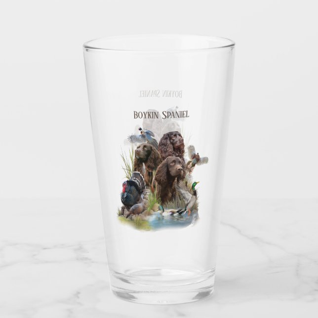 Der Boykin Spaniel Glas (Vorderseite)