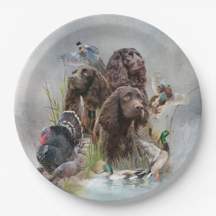 Der Boykin Spaniel Pappteller