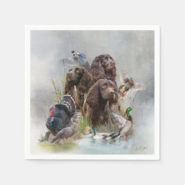 Der Boykin Spaniel Serviette (Vorderseite)