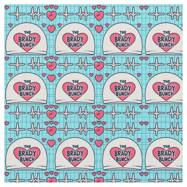 Der Brady Bunch Stoff (Nahaufnahme)