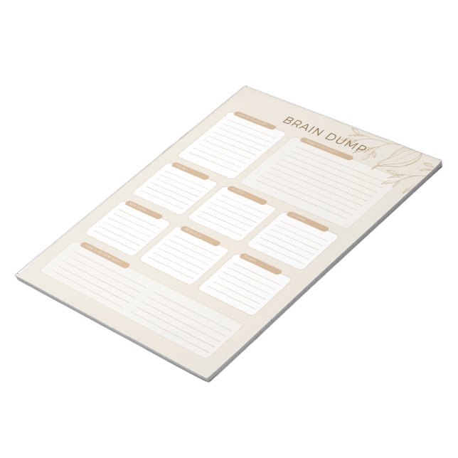 Der Brain Dump der geschäftigen jüdischen Mama 202 Notizblock (angewinkelt)
