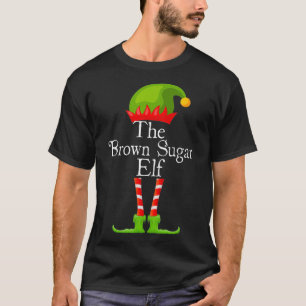 Der braune Zucker-Elf-Zusammenpassende Familienfei T-Shirt