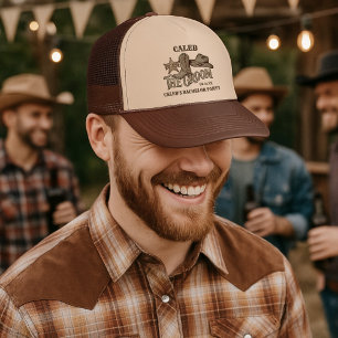 Der Bräutigam Cowboy Western Junggesellenabschied Truckerkappe