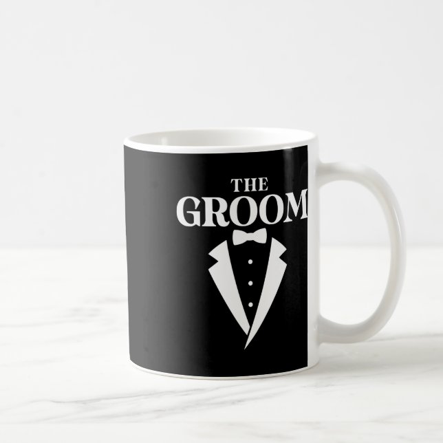 Der Bräutigam - Junggesellenabschied  Kaffeetasse (Rechts)
