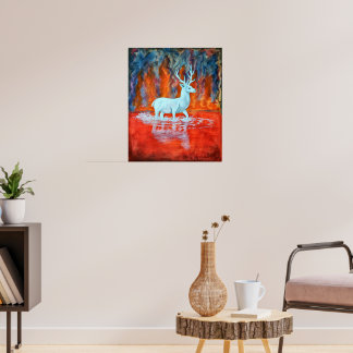 Der brennende See Poster