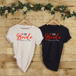 Der Bride-Bright Simple Bridal-Junggeselinnen-Absc T-Shirt