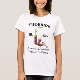Der Bride Club Junggesellinnenabschied T-Shirt
