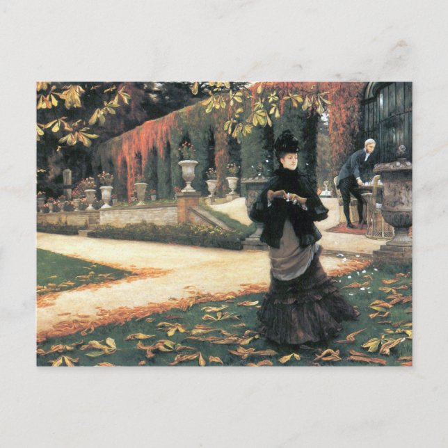 Der Brief kam von James Tissot praktisch Postkarte (Vorderseite)