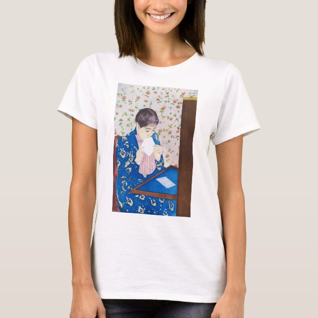 Der Brief, Mary Cassatt T-Shirt (Vorderseite)