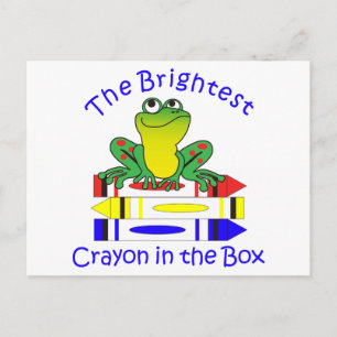 Der Brighteste Crayon Postkarte