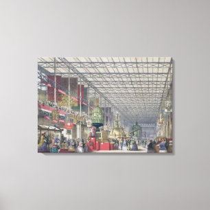 Der britische Nave der großen Ausstellung, 1851 Leinwanddruck