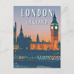 Der britische Reiz von London Postkarte