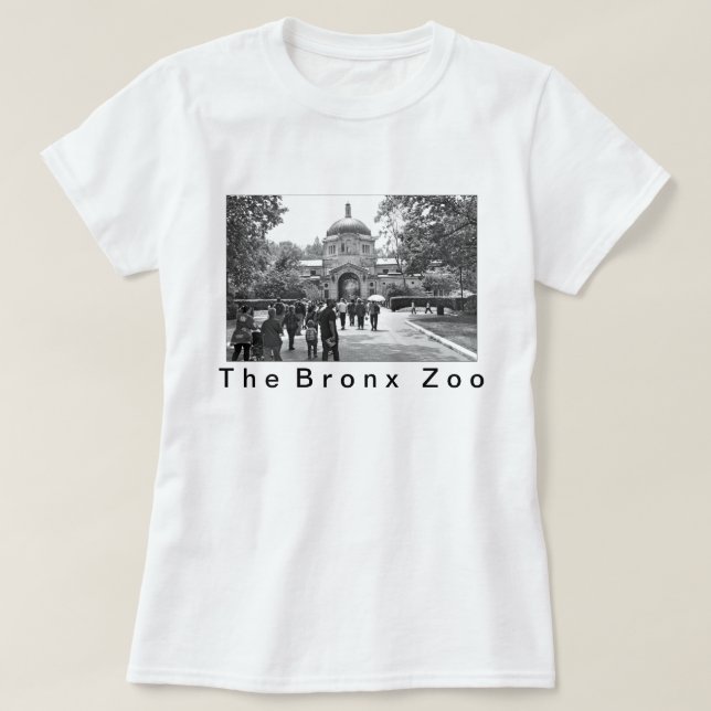 Der bronx-Zoo-Eingang T-Shirt (Design vorne)