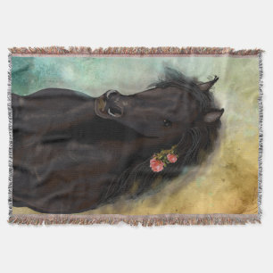 DER BROWN FRIESIAN ~ Throw Blanket Decke
