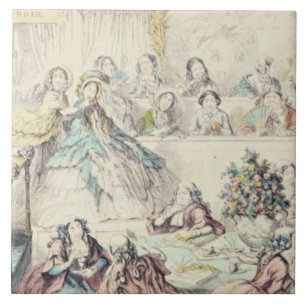 Der Bruch des Eheversprechens - Cartoonhand färbt Fliese