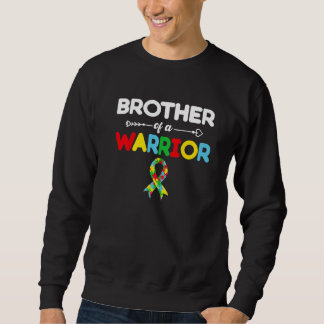 Der Bruder eines Kriegerautismus-Bewusstseins-Tag Sweatshirt