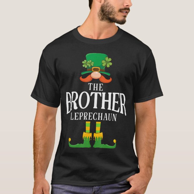 Der Bruder Leprechaun St Patricks Day Matching T-Shirt (Vorderseite)