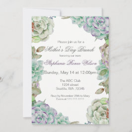 Der Brunch der Mutter lädt zu einer erfrischenden  Einladung