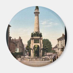 Der Brunnen der Elefanten, Chambery, Frankreich Magnet