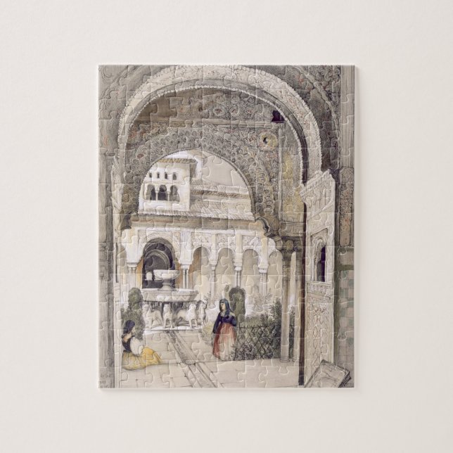 Der Brunnen der Löwen, vom Hall der AB Puzzle (Vertikal)