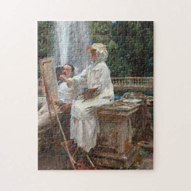 Der Brunnen, Villa Torlonia - John Singer Sargent Puzzle (Vertikal)
