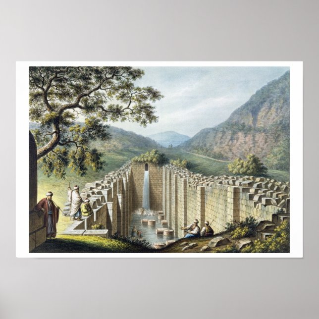 Der Brunnen von Siloah, Jerusalem, Pub von William Poster (Vorne)