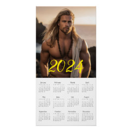 Der brutalste Macho 2024. Kalender Poster
