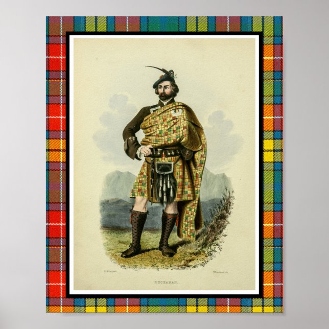 Der Buchanan Clansman Poster (Vorne)