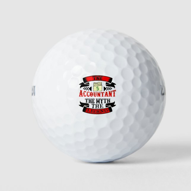 Der Buchhalter Der Mythos der Legende Golfball (Vorderseite)