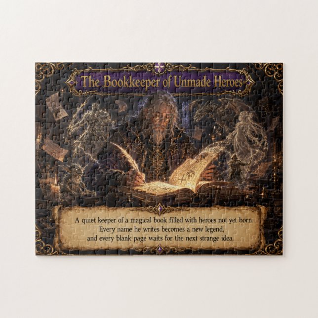 Der Buchhalter der ungemachten Helden Puzzle (Horizontal)