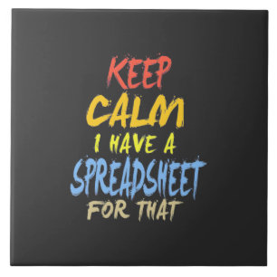 Der Buchhalter hat dafür eine Tabelle Fliese