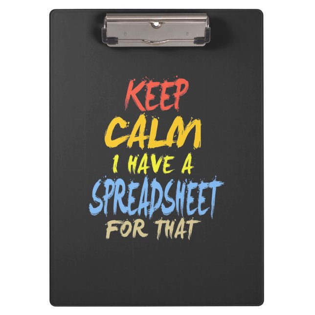 Der Buchhalter hat dafür eine Tabelle Klemmbrett (Vorderseite)