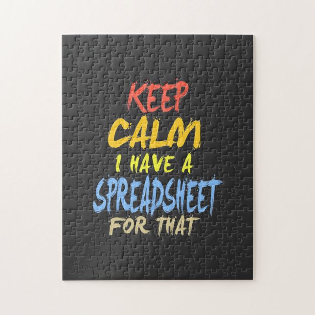 Der Buchhalter hat dafür eine Tabelle Puzzle (Vertikal)