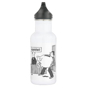 Der Buchhalter hat einen Kunden bei der Giant Pigg Edelstahlflasche