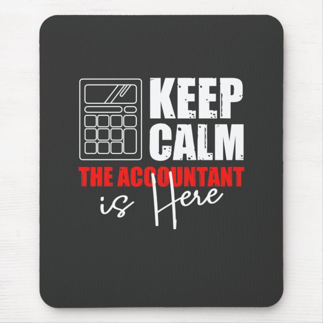 Der Buchhalter ist hier Mousepad (Vorne)