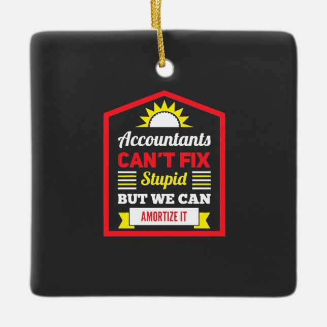 Der Buchhalter kann es reparieren Keramikornament (Vorderseite)