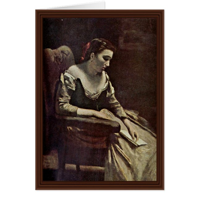 Der Buchstabe durch Corot Jean-Baptiste-Camille (Vorne)