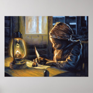 Der Buchstabe Poster