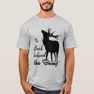 Der Buck hinter dem Hügel - oh Hirsch im trächtige T-Shirt