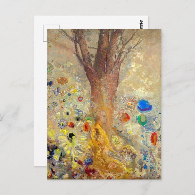 Der Buddha | Odilon Redon | Postkarte (Vorne/Hinten)