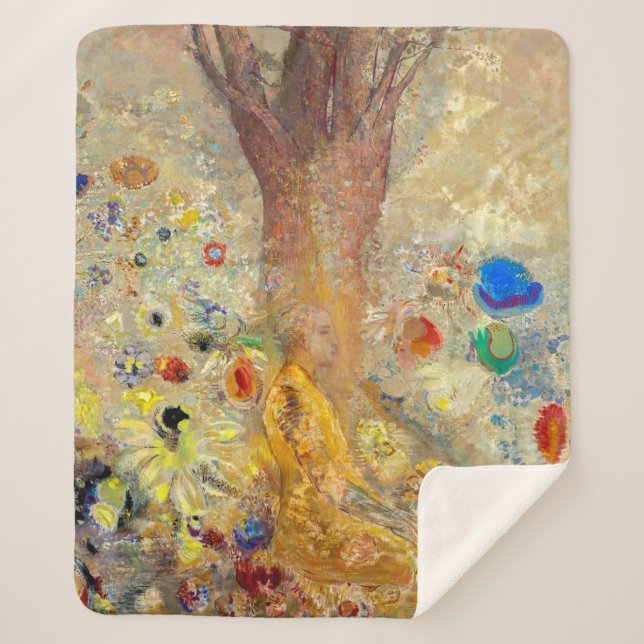 Der Buddha | Odilon Redon | Sherpadecke (Vorderseite)