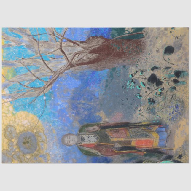 Der Buddha, Redon Seidenpapier (Vorderseite)