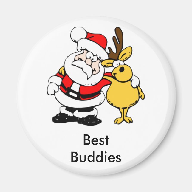 Der Buddy des Weihnachtsmanns Magnet (Vorne)